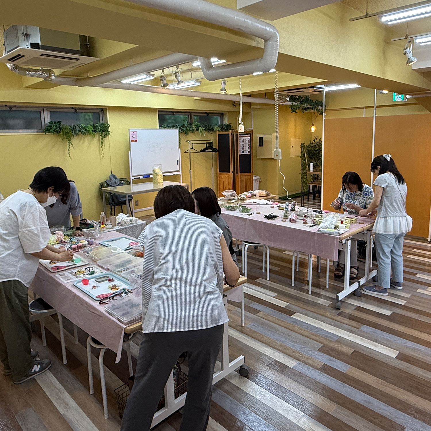 東京堂様でのレッスンの様子