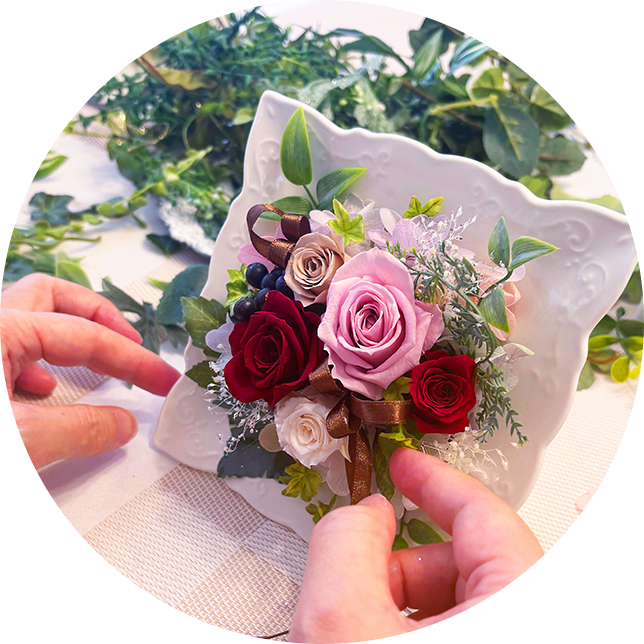 お花の教室を開催してみたい